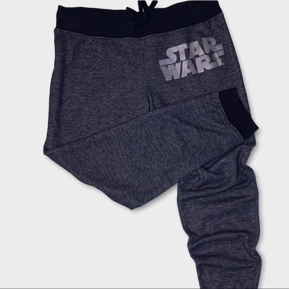 Star War (L) dark heathered gray Joggers GUC - Picture 4 of 8